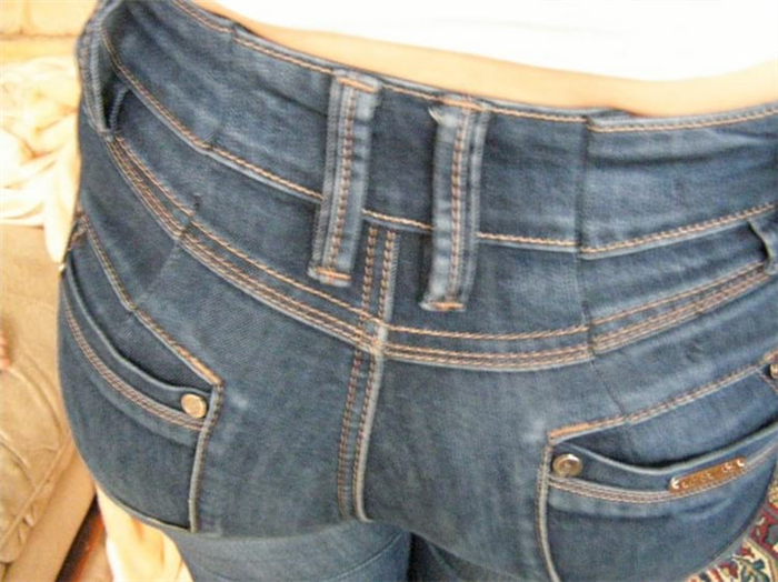 как пришить джинсы к ремню
