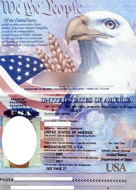 американский паспорт