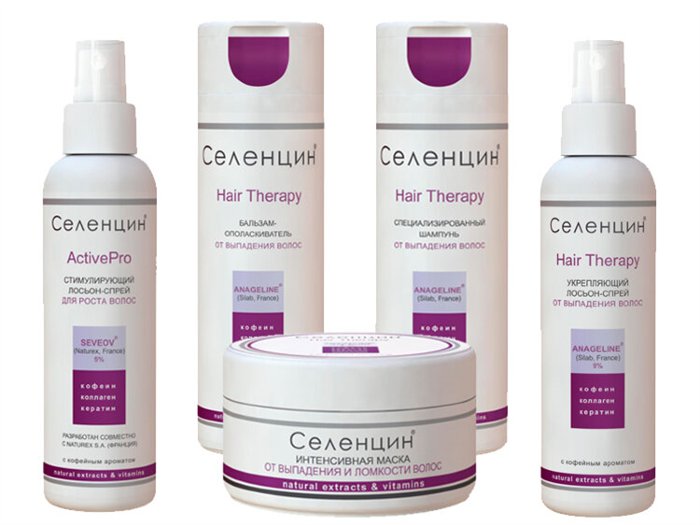 Селензин - шампунь против выпадения и ломкости волос